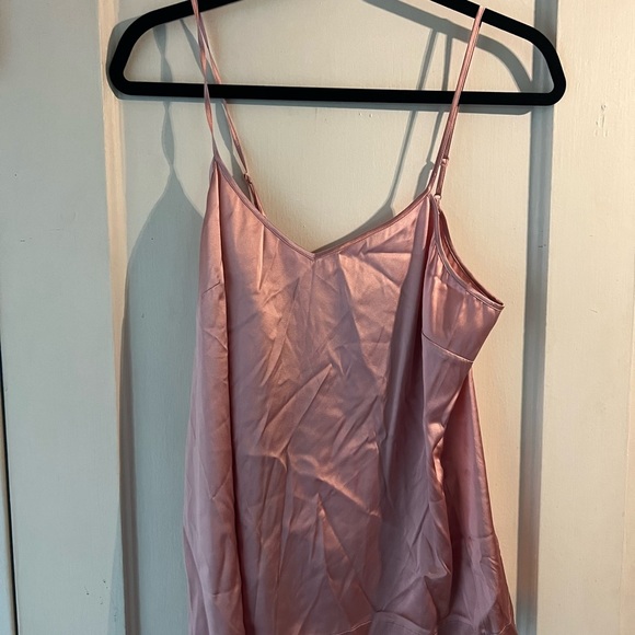 LA Perla Silk Camisole dark pink with spaghetti straps and stretch! NWT - Picture 7 of 12